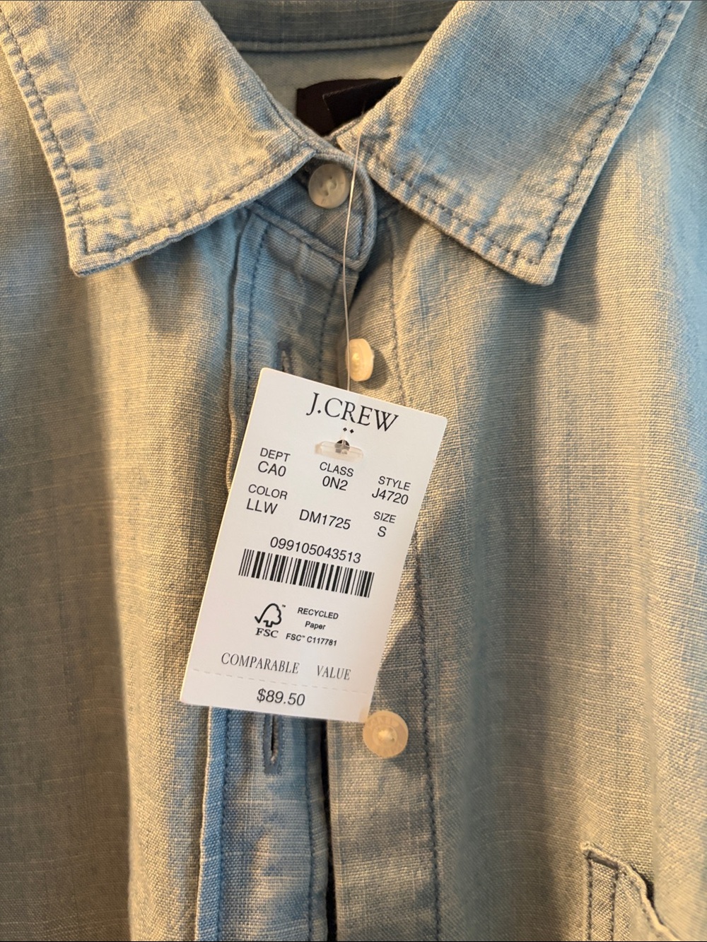 J. Crew button down - Picture 3 of 7